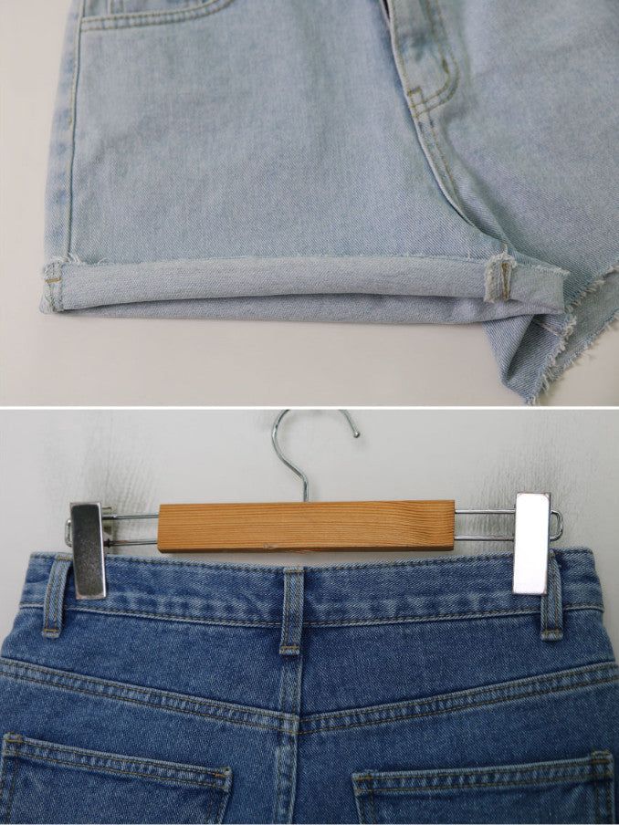 Classic Summer Denim Shorts (2color)