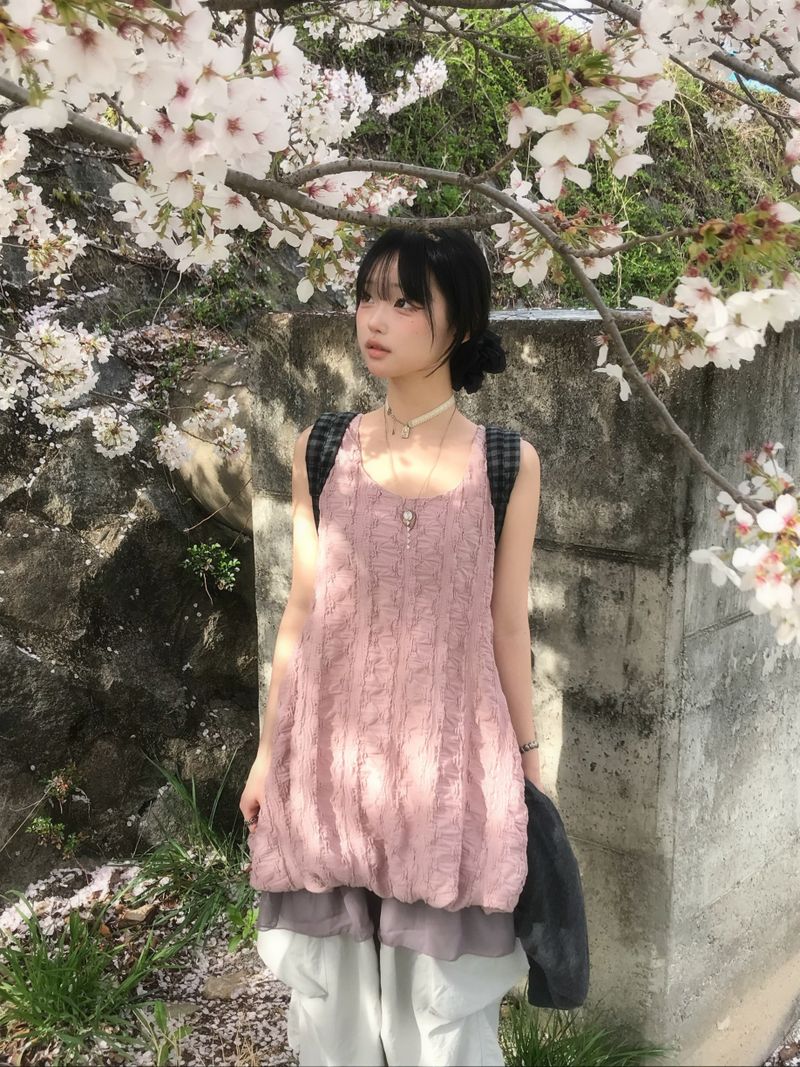 tulip chiffon dress
