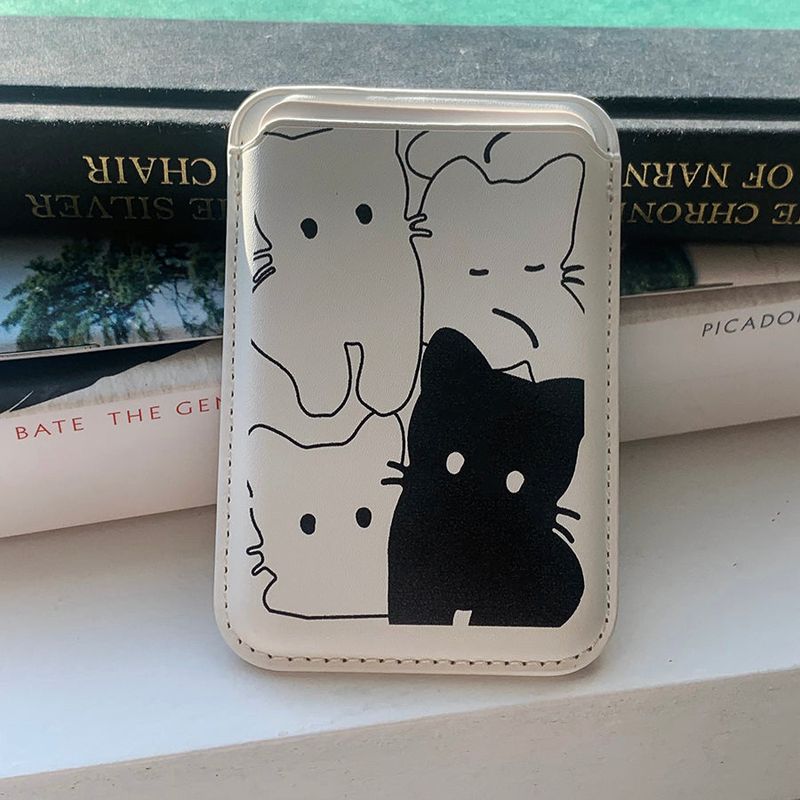 Point Black Cat Magsafe CardPocket