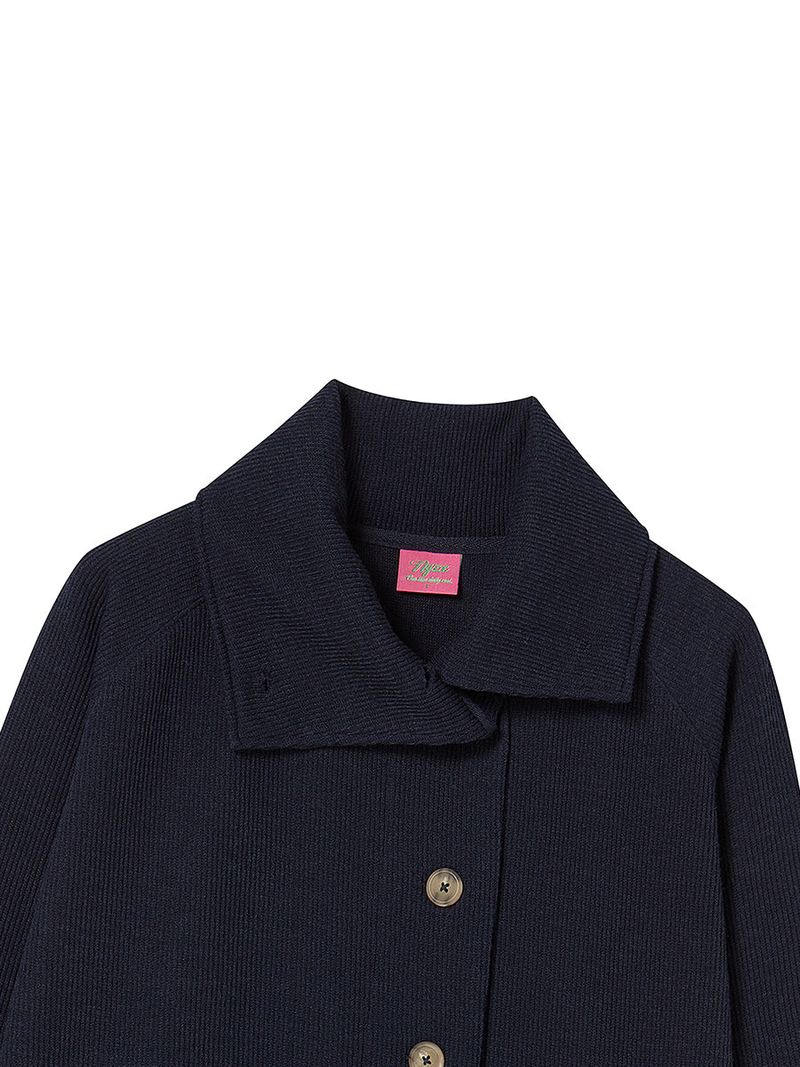 BUTTON UP CARDIGAN NAVY