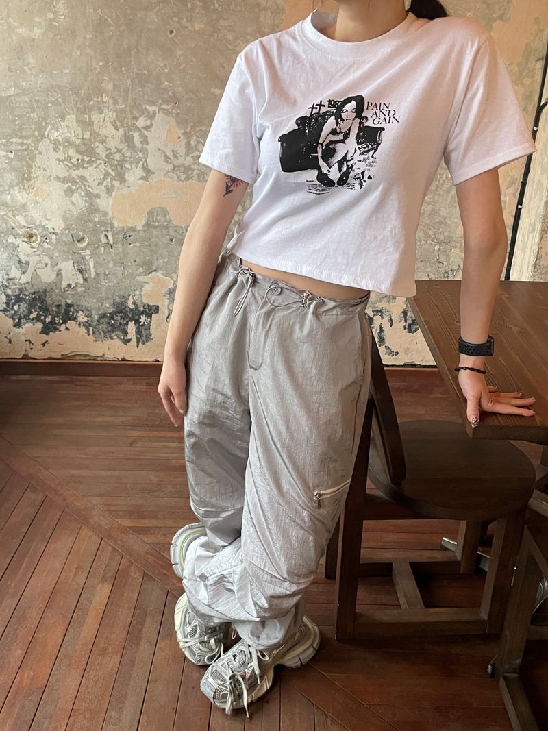 Old vintage crop t