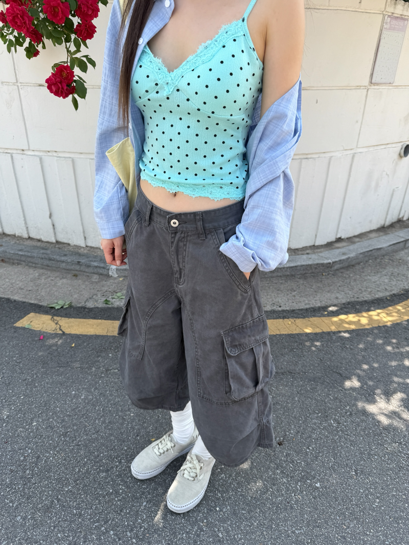 dot pad bra top
