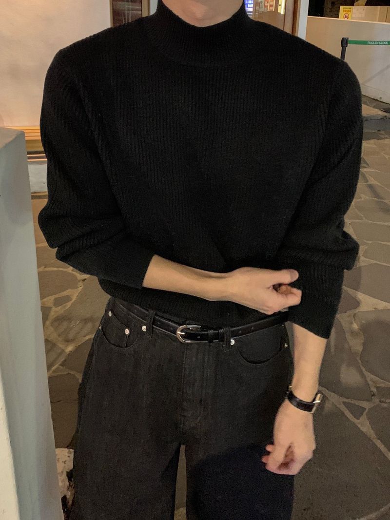 Ford Elite Hacci Half-Turtleneck Knit