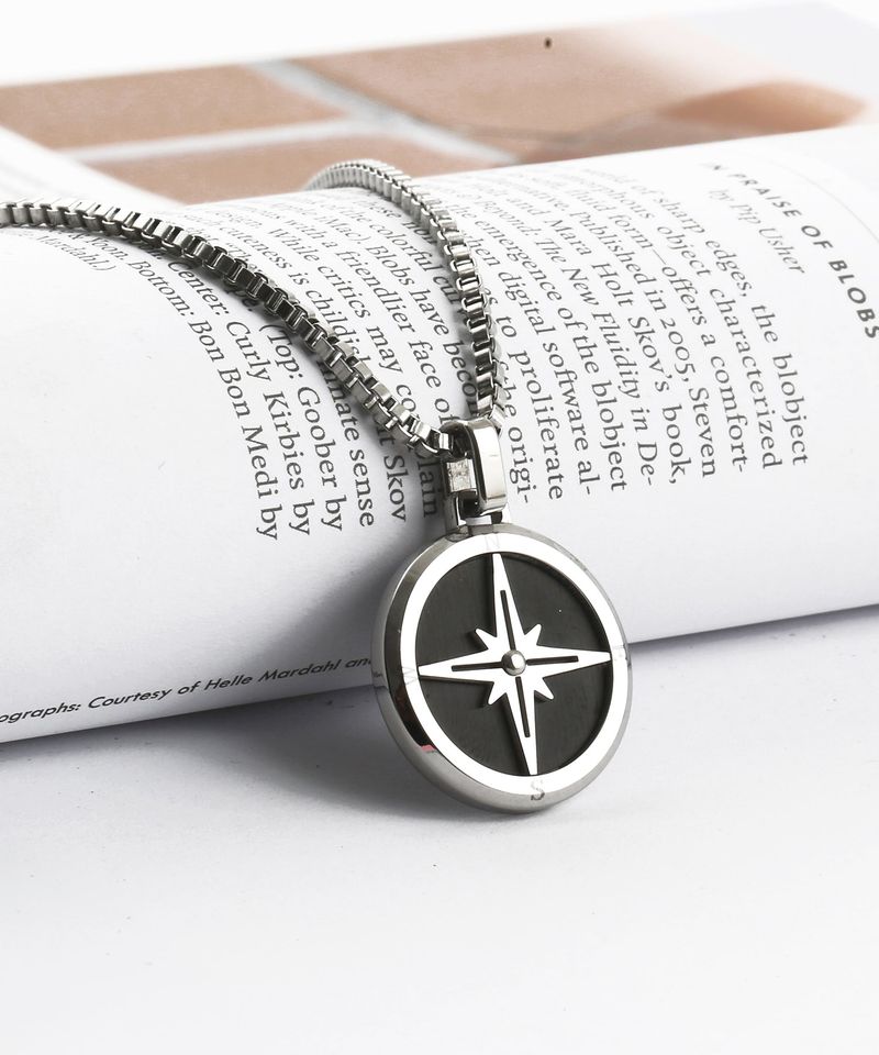NN-103 North Compass Pendant Necklace
