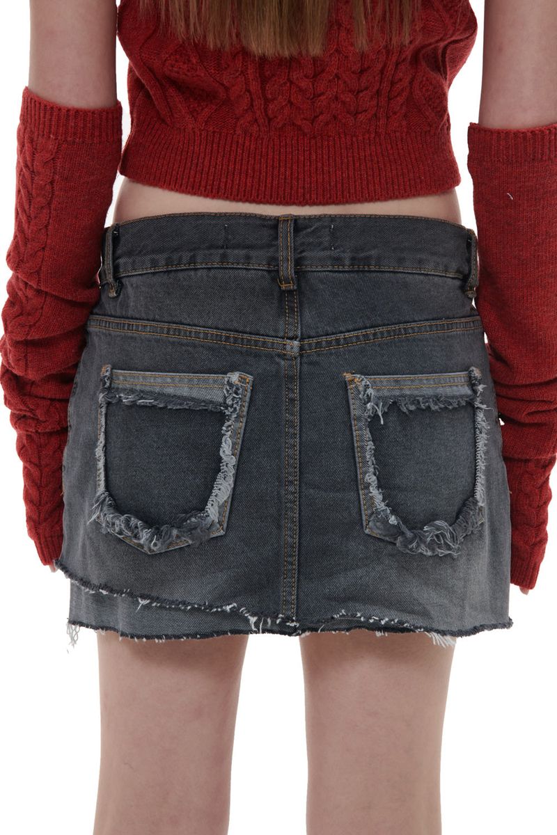 FOLD DENIM-BLACK