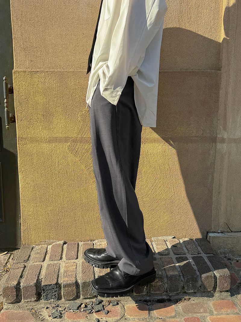 Pleddy Dear Each Tuck Slacks (3color)