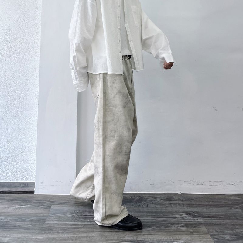 Mist Dyed Wide Pants