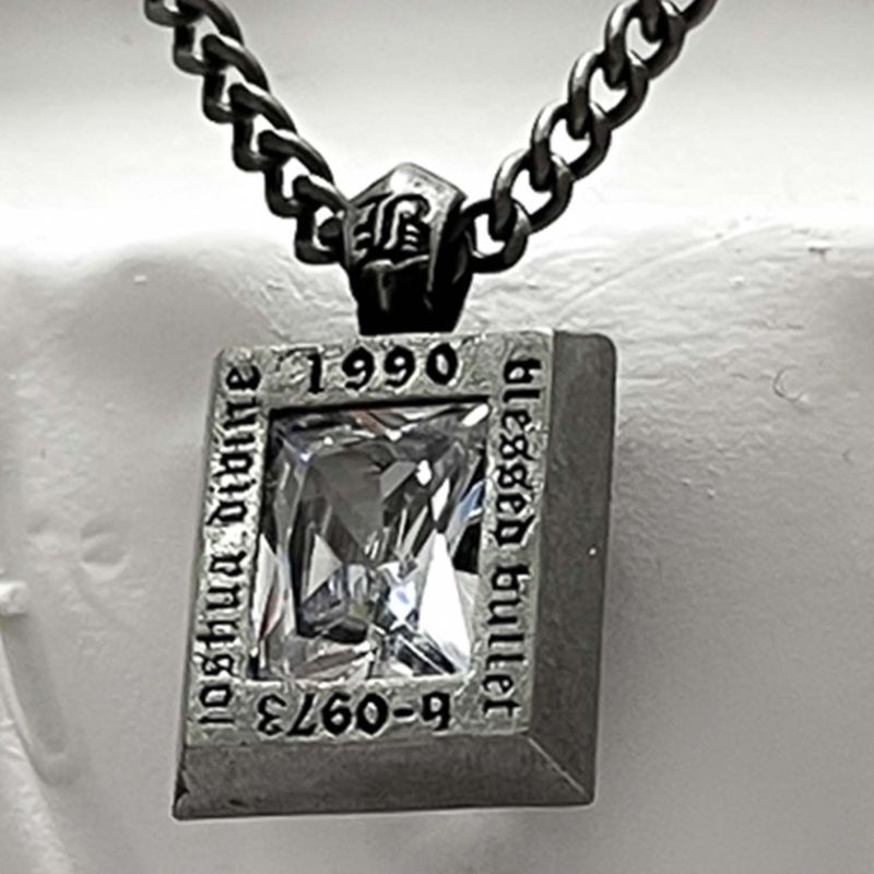BLESSED BULLET（ブレスドブレット）の「frame stone II necklace_DIA（Accessories）」