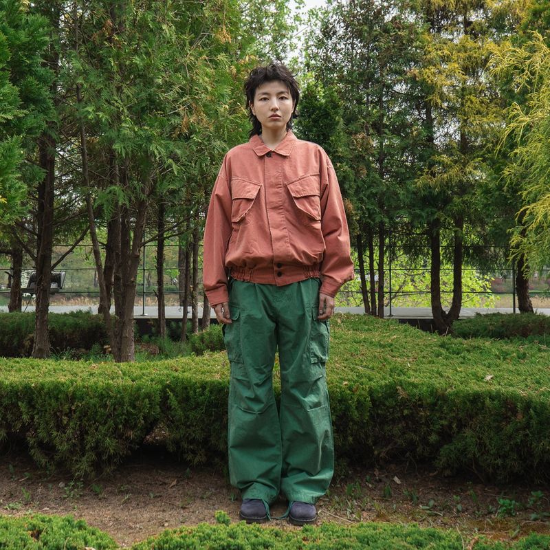Quiet Trucker Jacket / Amber