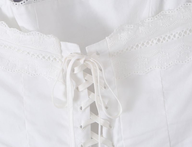 Elora Lace Halter Corset Top