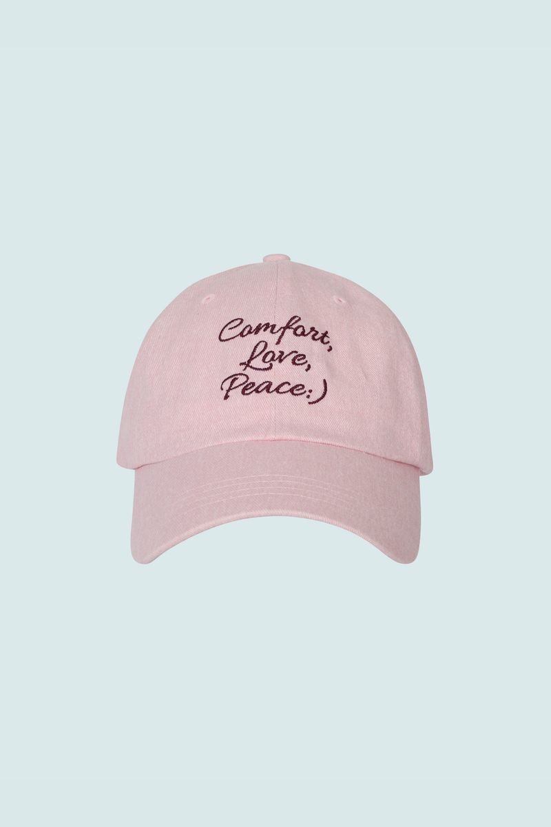 SIGNATURE SLOGAN CAP (PINK)