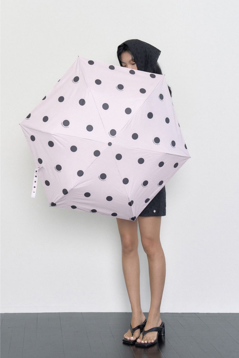 [LIGHT WEIGHT/UV 99.9] LA DOLCE DOT UV UMBRELLA