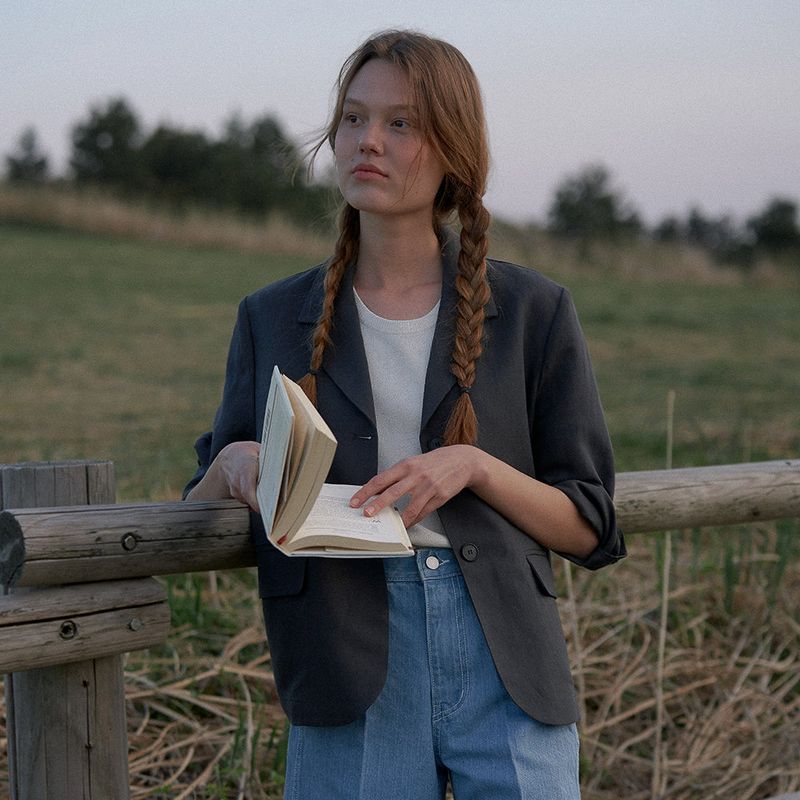 Modern linen jacket