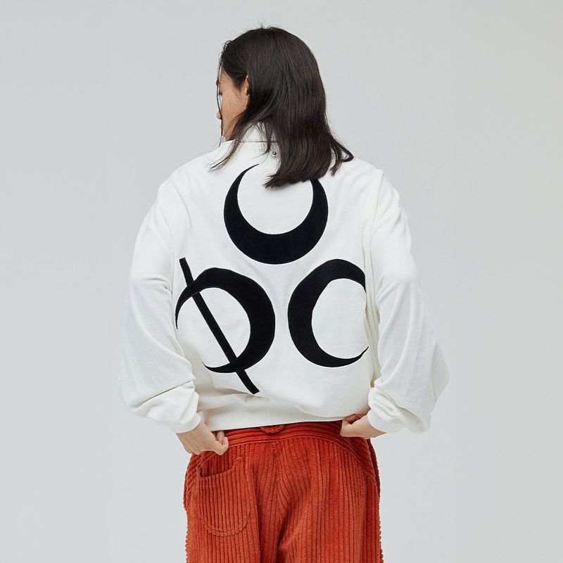 Signature Velour ZIP-UP CREAM
