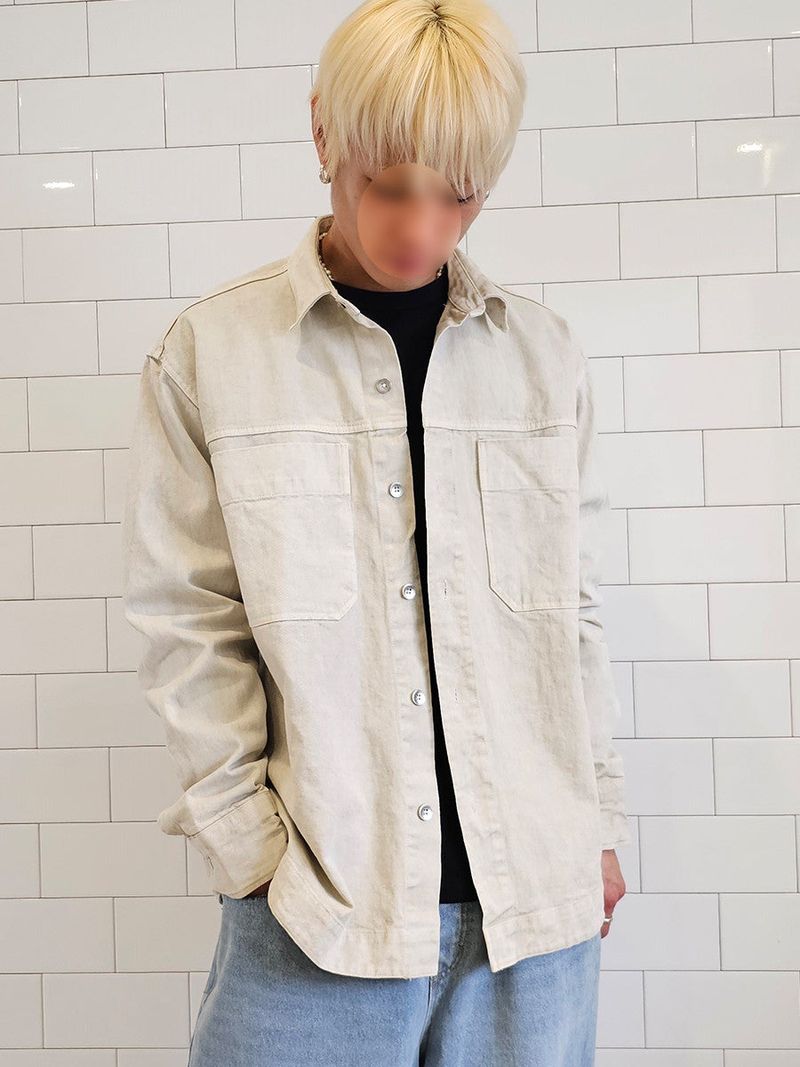 VENTIQUE Pigment Work Cotton Jacket 4color