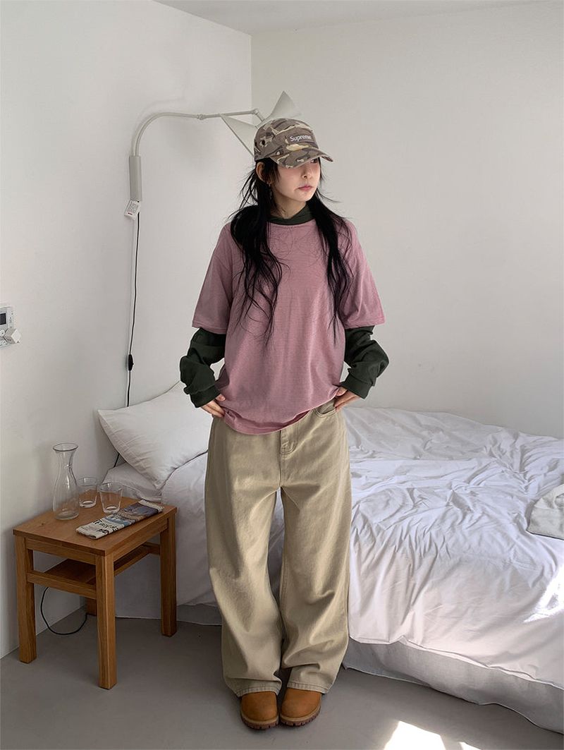 CUSTOM WIDE PANTS (3C)