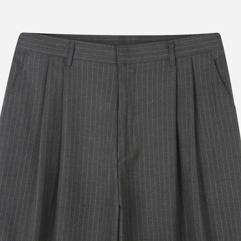 Foen Wool Stripe Slacks