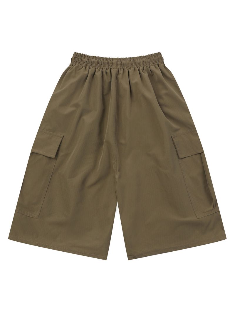 LAUREL POLY BERMUDA HALF PANTS (4color)