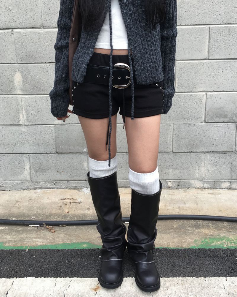 Vintage fold warmer boots