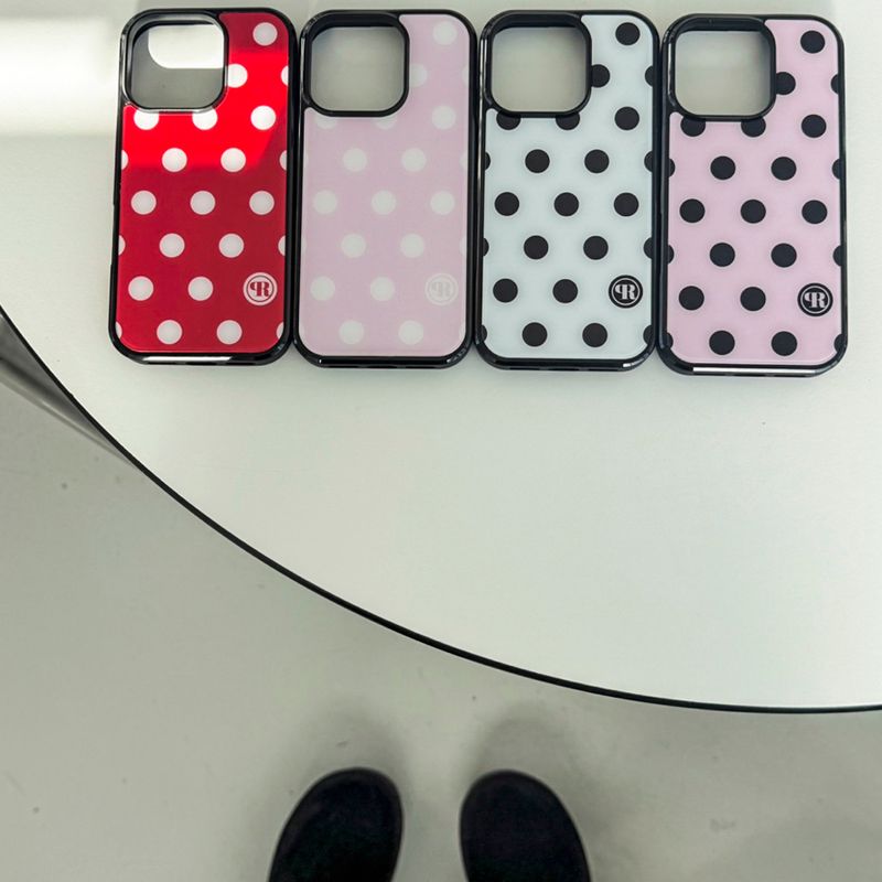 [MADE] m dot. (white) glass bumper iPhone case