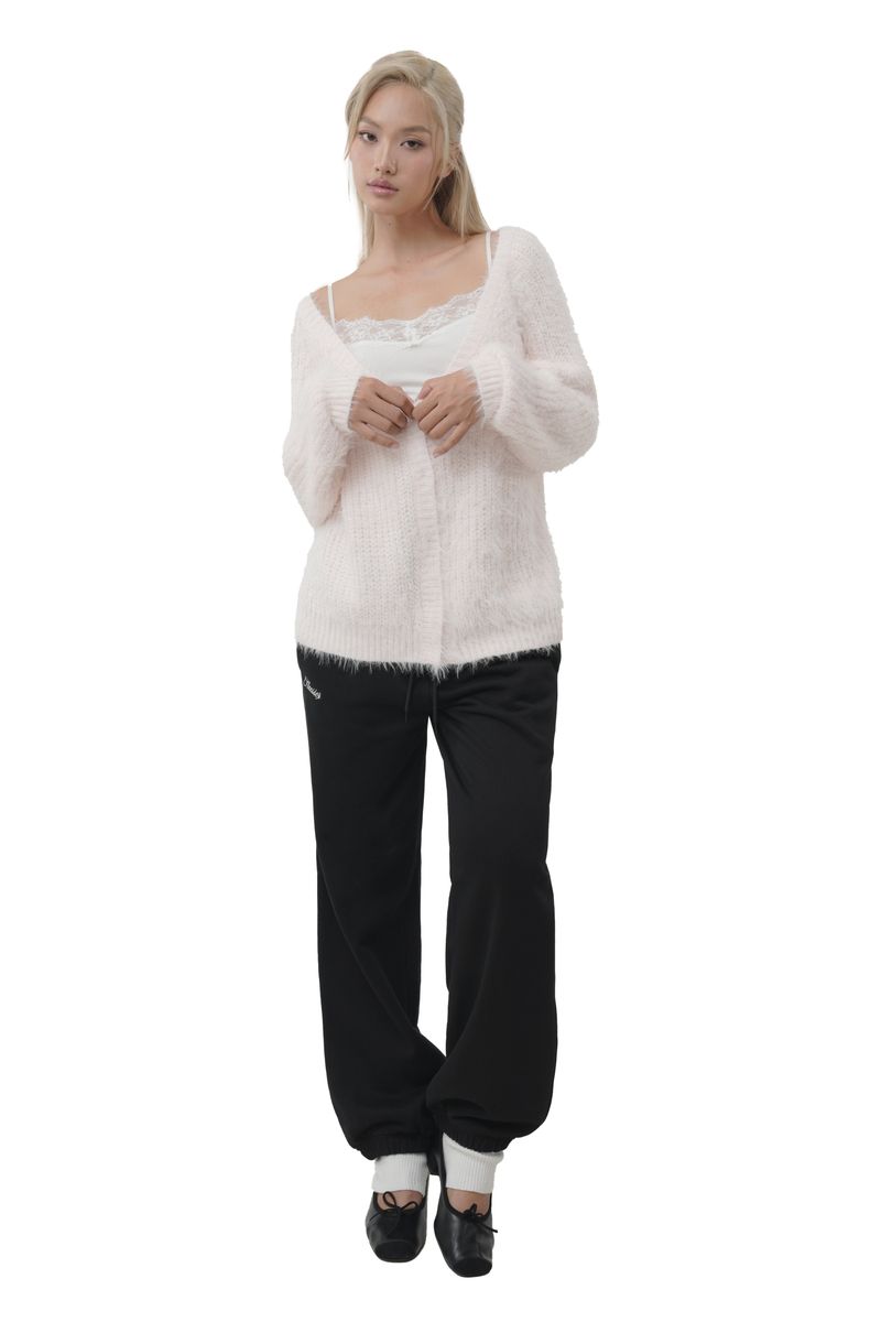Sugarplum hairy cardigan