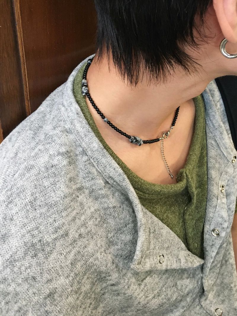 DISCERNMENT（ディサーンメント）の「バスクストーンビーズネックレス 7C（アクセサリー）」