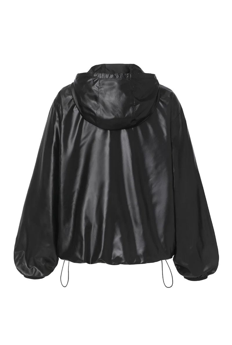 Athletic windbreaker - black