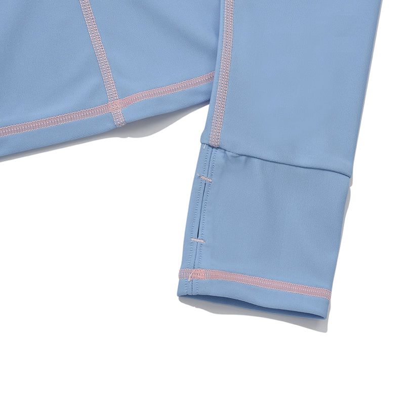 SMALL CHERRY ZIP-UP RASHGUARD [SKY]
