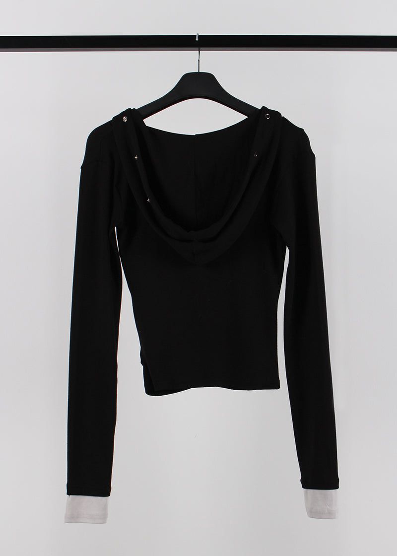 SNAP HOOD TEE