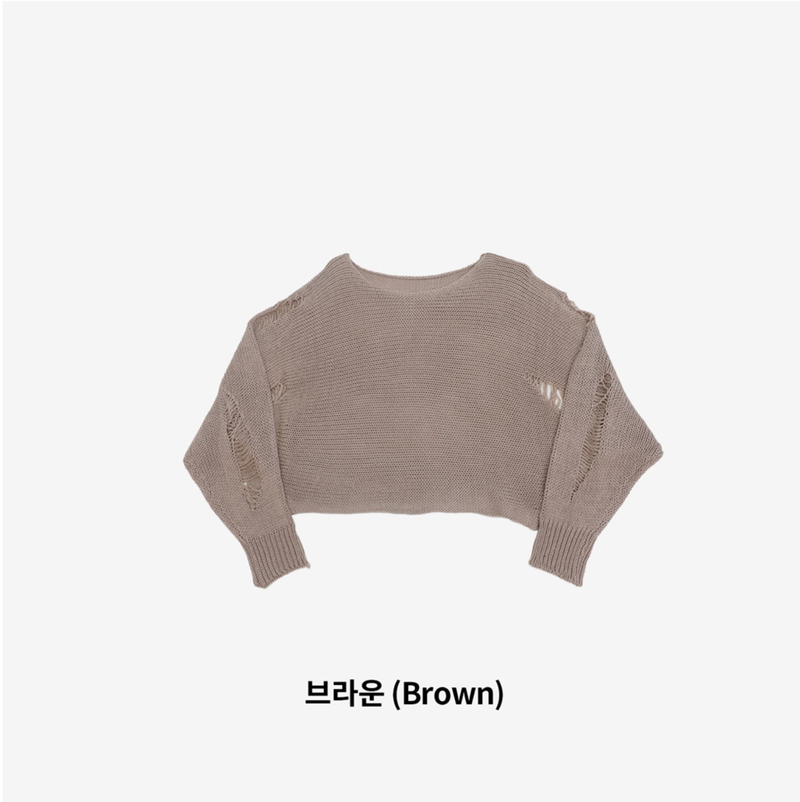 [NONCODE] オンビアダメージニット