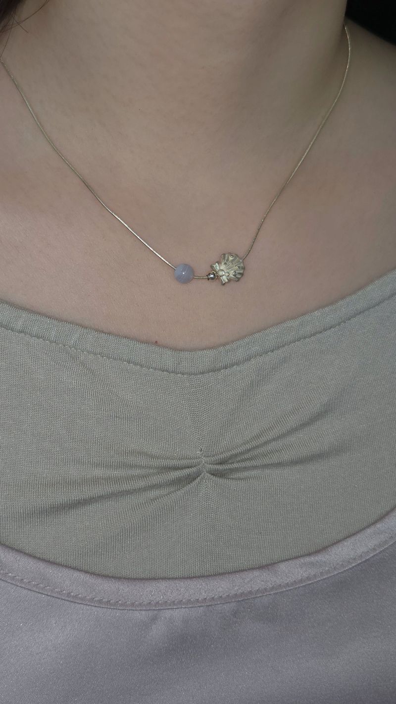 【MADE】 Ribbon Shell Necklace