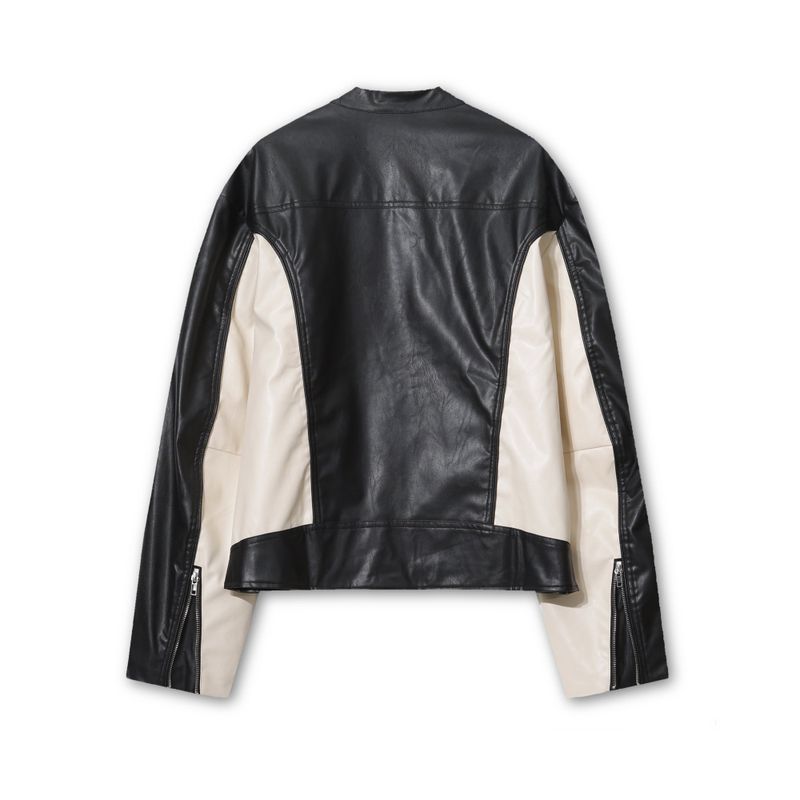 RU23118 Buffing Leather Jacket (2 colors)