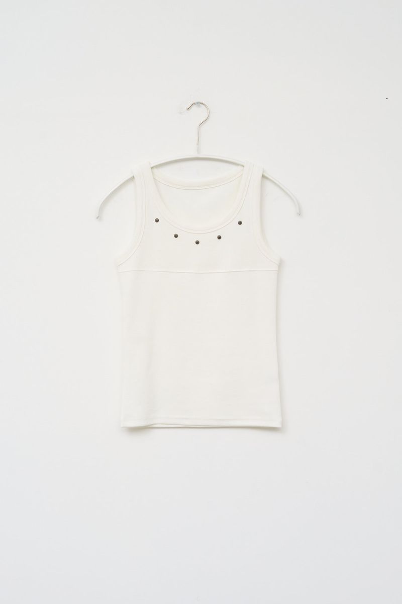 (W) Moto Stud Sleeveless