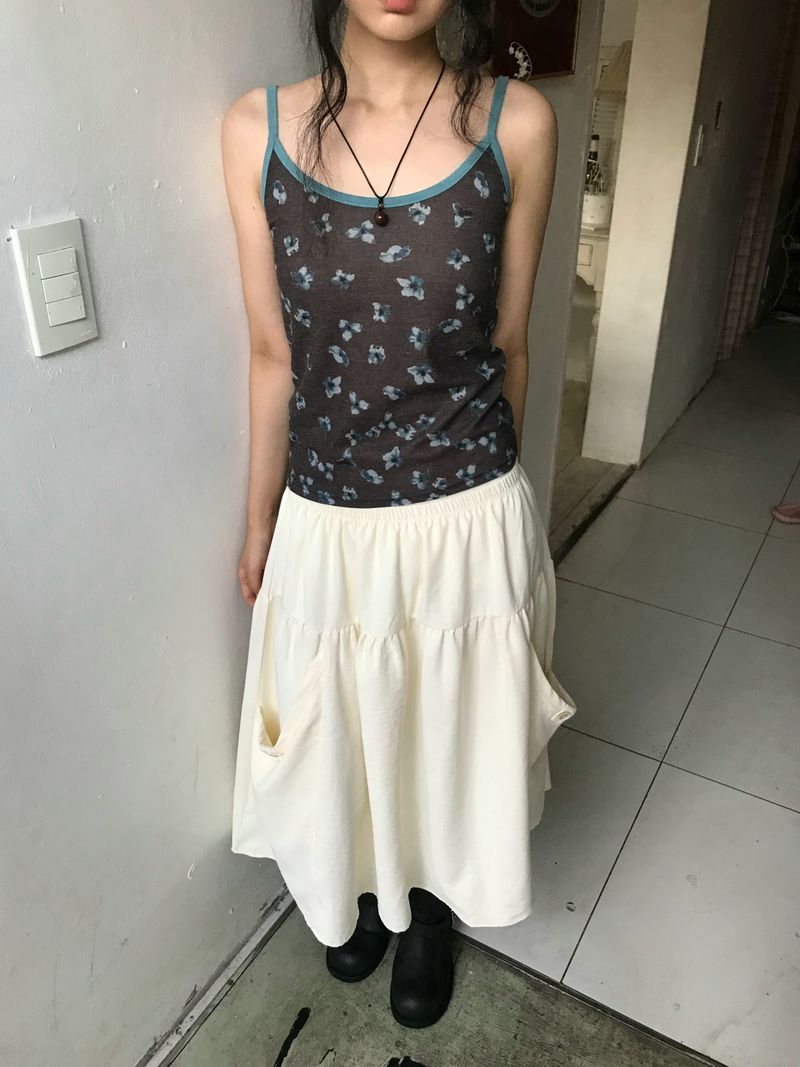 Vintage Flower Sleeveless Top