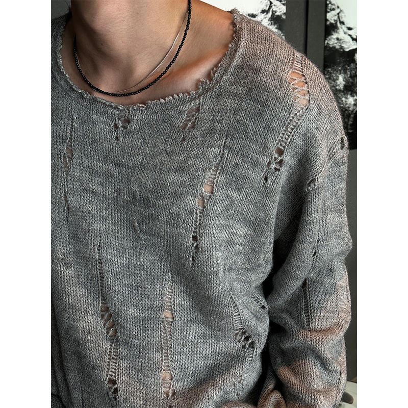 [F/W] Mohair damage long sleeves (3color)