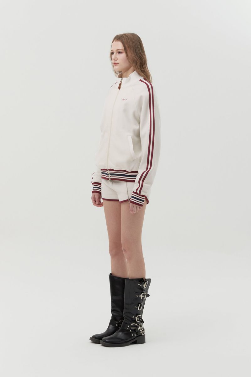 PUNK TRACK ZIP UP [IVORY]