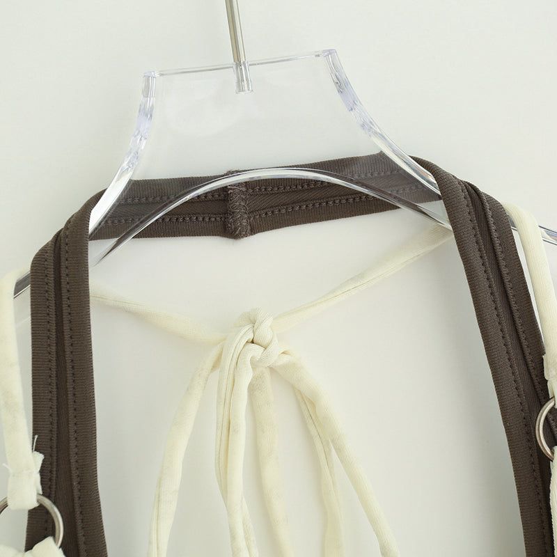 Dave Vintage Back-Open Halter Top 231633136