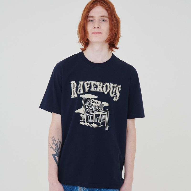 Service Station T-Shirt Navy