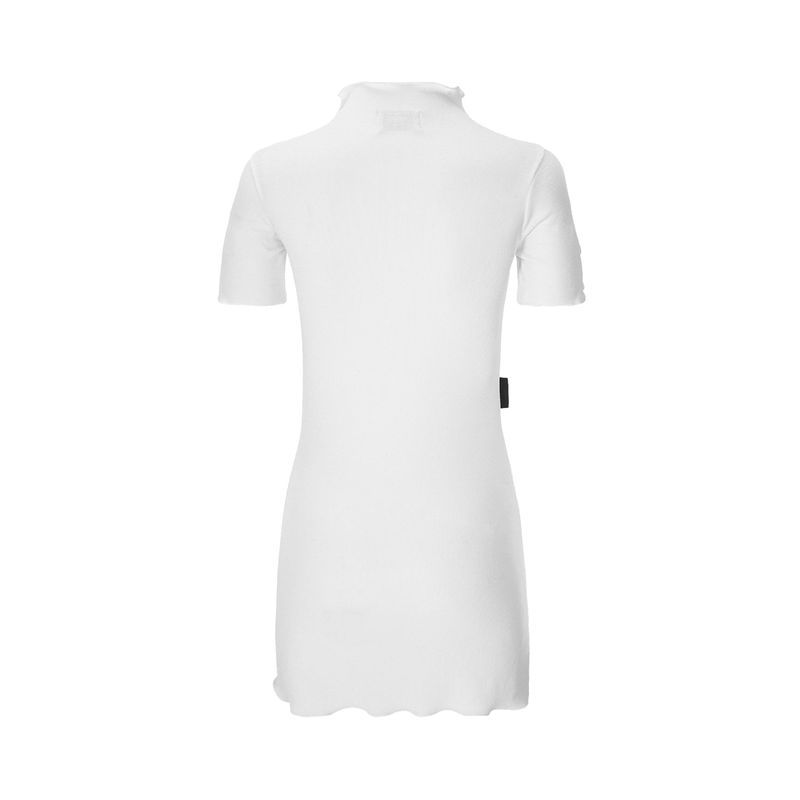 EVE HALF NECK DRESS-IVORY