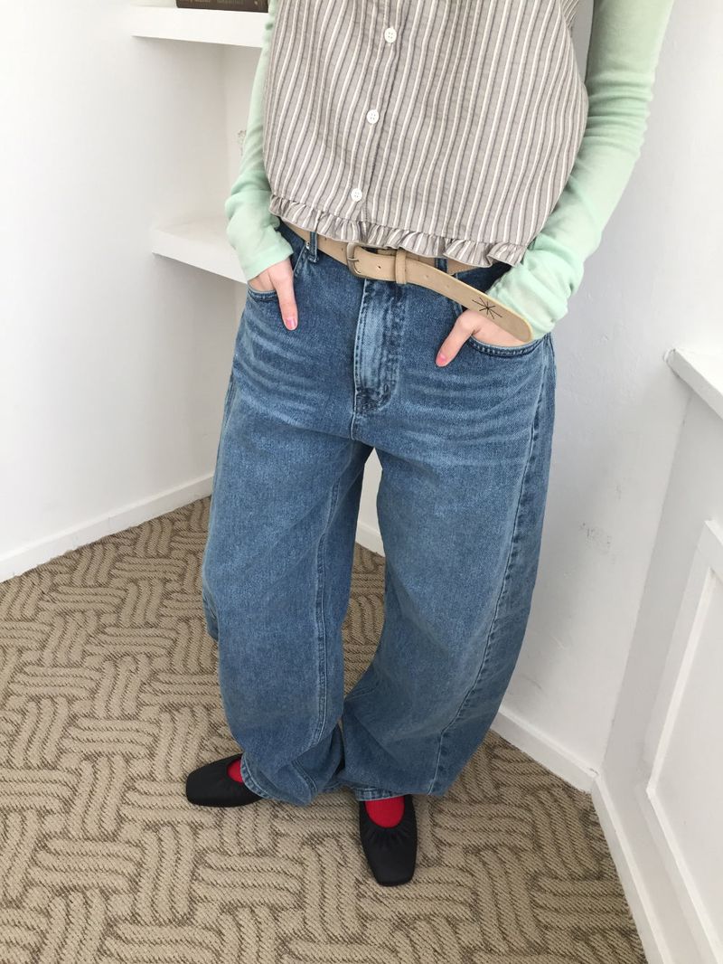 Cove Balloon Denim Pants (1color)