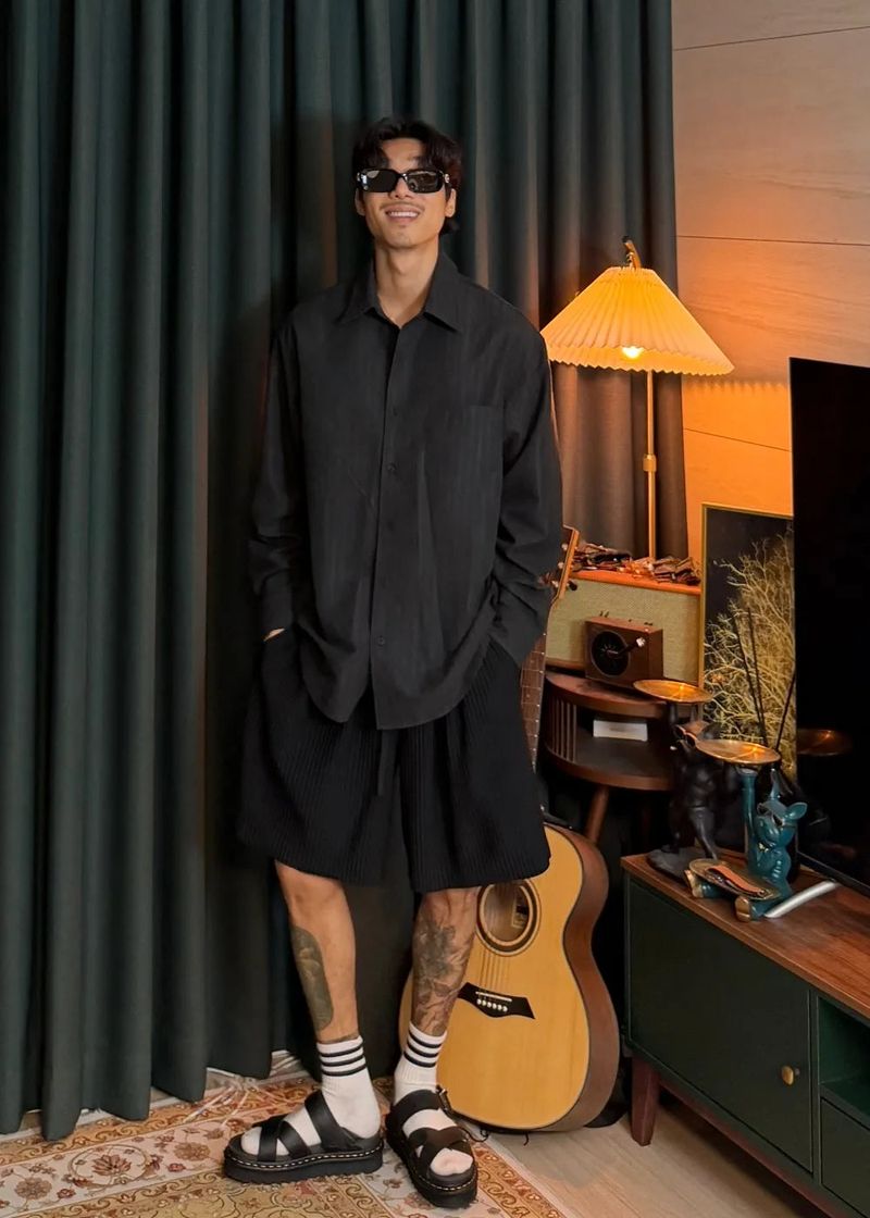 Suede Rangle Shirt 3COLOR