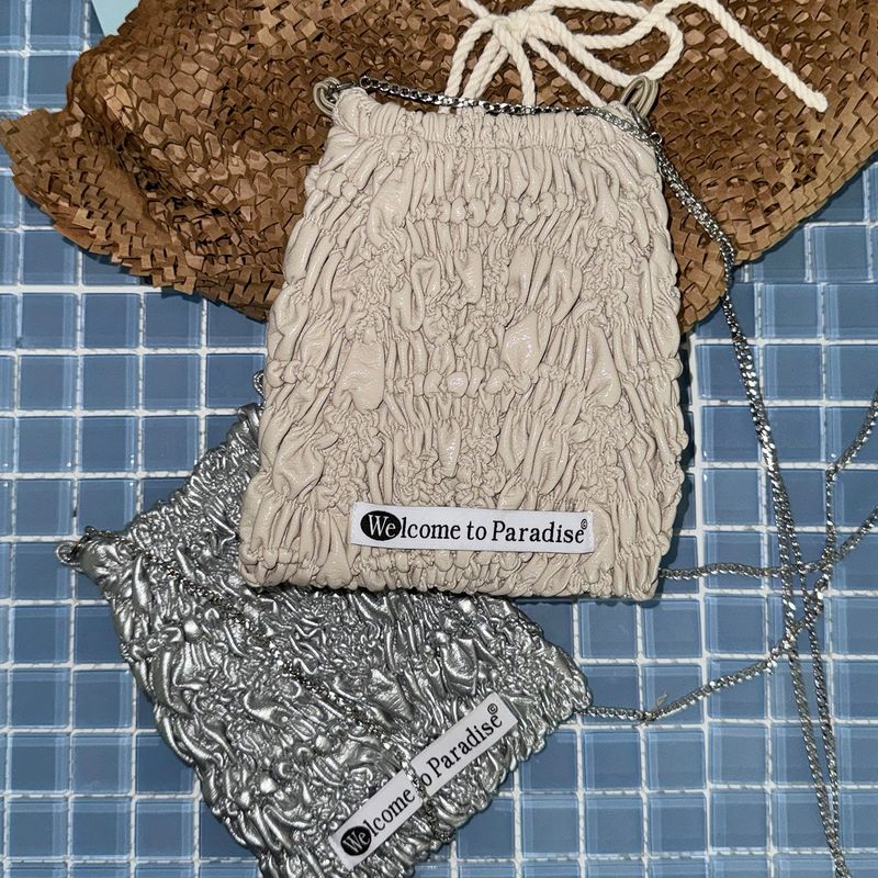 Sha-pei Rumple Bag (Beige) 