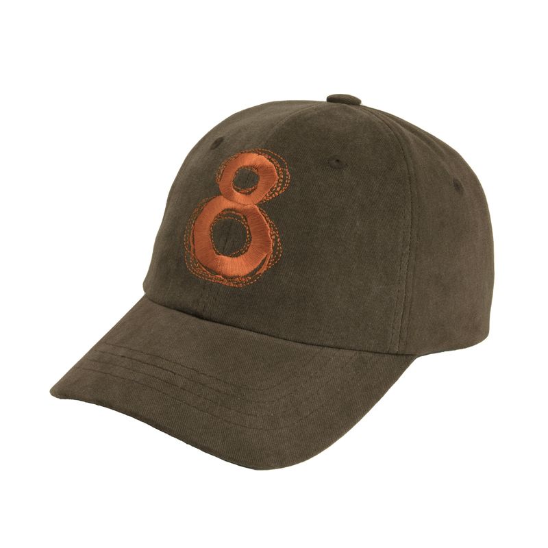 SUIBOM（スイボム）の「8 logo ball cap - Olive Brown（Hats）」