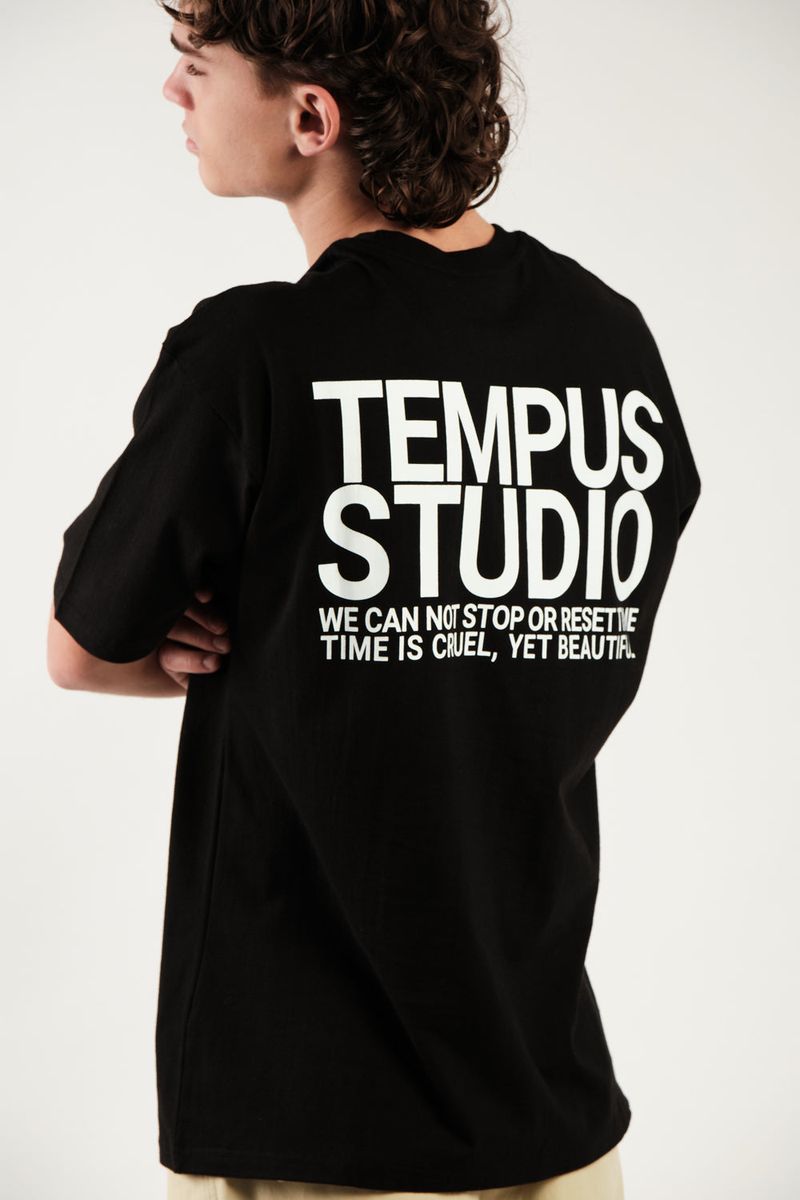 TIME ロゴTシャツ (BLACK)