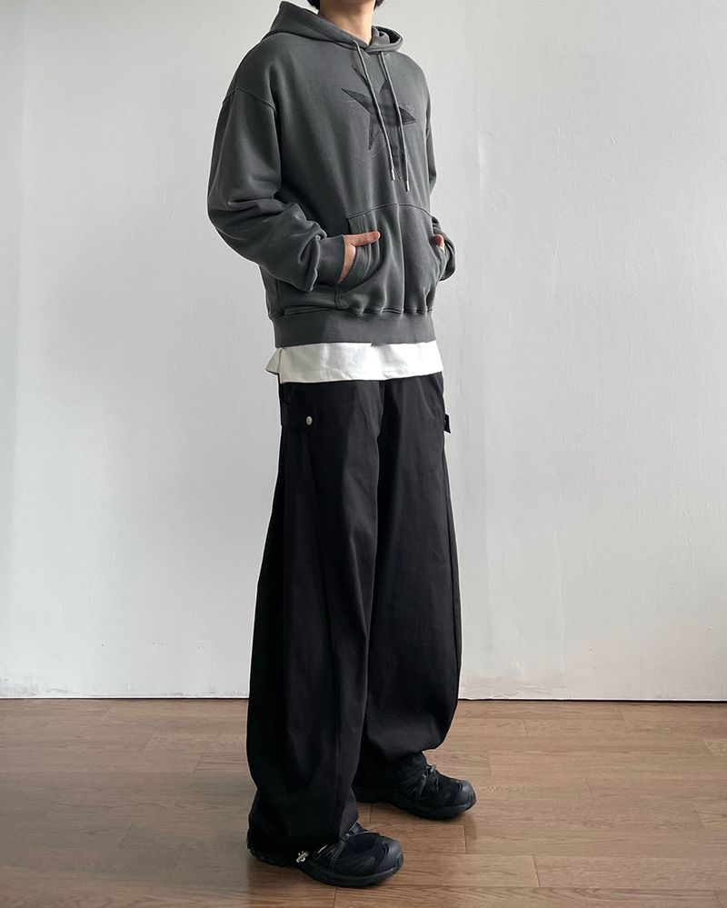 Sans Snap Cotton Pants