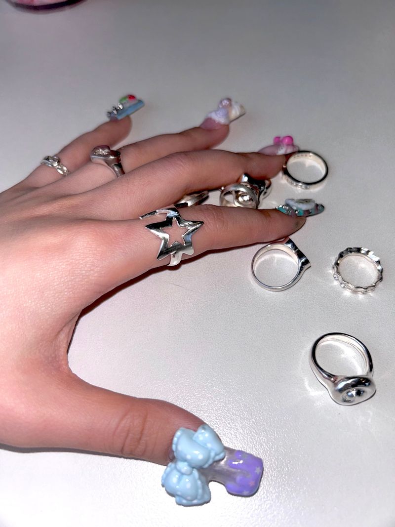 Twin Star Ring