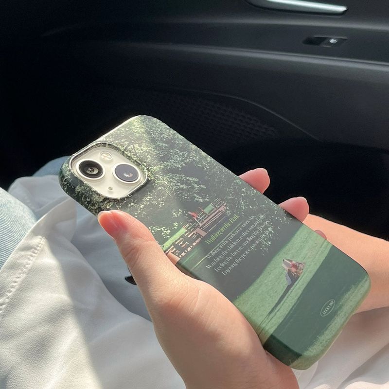 [MADE] a walk in the park iphone hard case 01