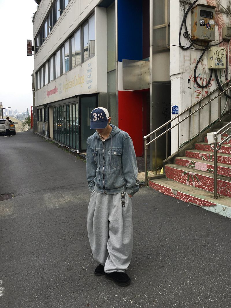 Nod Keyring Pintuck Wide Sweatpants 5C