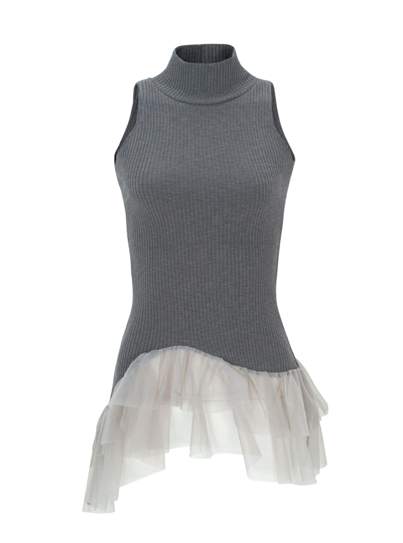 POSE TANK TOP - CHARCOAL