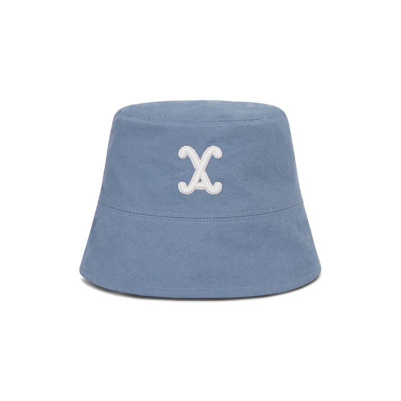 VA Curved 3D Logo Drop Bucket Hat / Blue